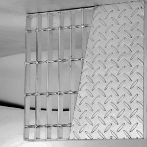 Buy cheap Galvanized 4mm Compound Steel Grating With Checker Plate from wholesalers