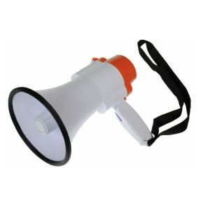 Buy cheap 0.5kg Plastic Cheer Megaphone Red And White Megaphone 4 X AA Batteries from wholesalers