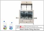 Buy cheap PLC Control 10 Heads Gravity Bottle Filling Machine For 1 - 5L Bleach Cleaner from wholesalers