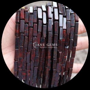 Natural Unakite Malachite Rectangle Square Shape Gemstone Bead Strands for DIY