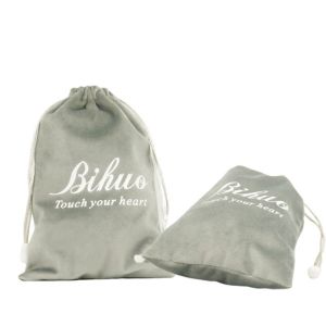 Buy cheap Cotton / Satin Drawstring Gift Pouch , 15x20cm Drawstring Dust Bag from wholesalers