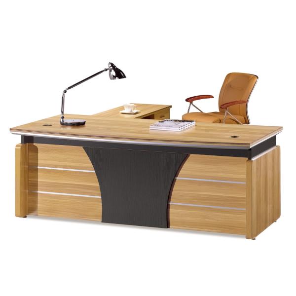 Buy cheap Knock Down Packed Melamine Office Furniture Desk With Mobile Pedestal from wholesalers