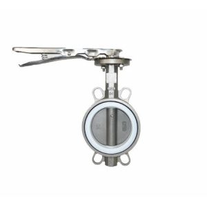 Buy cheap Customized Silicone Seal Ring Seat High Temperature Stainless Steel Butterfly Valve from wholesalers