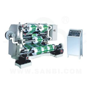 Buy cheap Plastic Film Roll slitter rewinder machine , paper label cutter machine from wholesalers