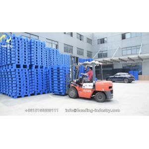 1400X1100mm steel reinforced hygienic stackingHeavy duty reusable plastic pallet