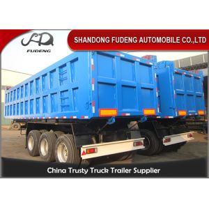 Buy cheap 55 Tons Hydraulic 3 Axles 45cbm Tipper Semi Trailer with BPW alxe from wholesalers