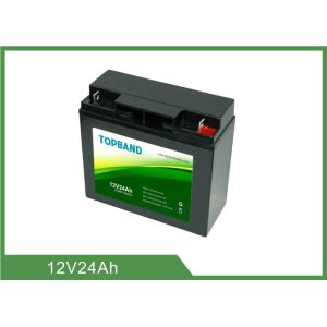 Buy cheap Lithium Iron Phosphate Medical Equipment Batteries 12V 24Ah ABS Case product