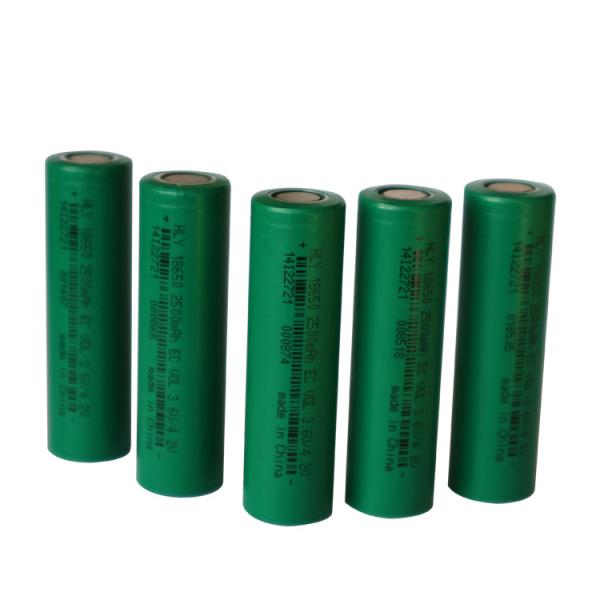 Buy cheap Lithium Ion 18650 2500mAh Battery For Electric Power Systems from wholesalers