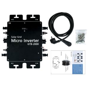 Smart 2000W Micro Solar Inverter 2Kw On Grid Micro Smart Inverter Cheap Golden