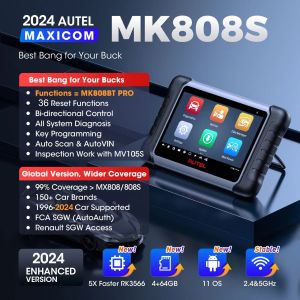 Buy cheap Autel MaxiCOM MK808S OBD2 Scanner Automotivo Car Diagnostic Tool OBD 2 Scanner Active Test Code Reader Key Coding Tool from wholesalers