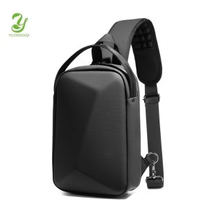 Buy cheap NEW MEN'S CHEST BAG LARGE CAPACITY SHOULDER BAG CROSSBODY BAG MALE LEISURE OFFICE IPAD COMPUTER CHEST BAG HARD SHELL from wholesalers
