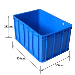 Buy cheap Blue Foldable Stackable Plastic Crate Box 50KG Load Capacity from wholesalers