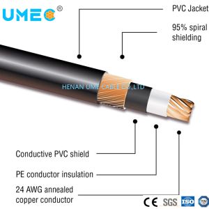 Overhead Electronics Instrumentation Cable with Copper Conductor and Aluminum