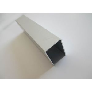 China White Aluminum Square Tubing , Anodized Aluminum Pipe 3.0MM Wall Thickness on sale