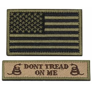 Buy cheap Custom Military Embroidered Badges / Twill Fabric Velcro Hat Patches from wholesalers