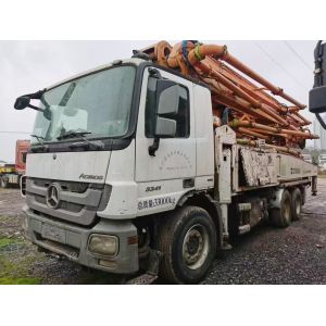 Buy cheap 2015 Zoomlion Used 49Meter Concrete pump truck with Benz Chassis from wholesalers