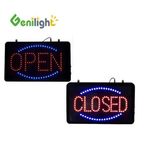 Super Bright Open Closed Animated Flashing LED Window Sign with and PCB Front