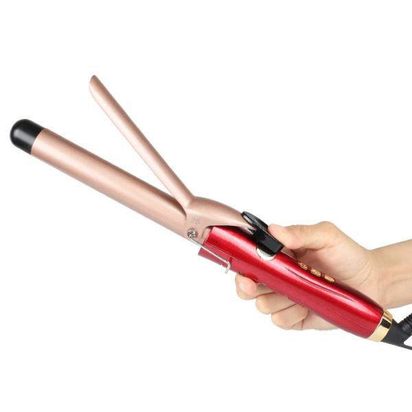 Buy cheap Electric Ceramic Wave Wand Curling Iron Rotate Wave Styler with LCD Display from wholesalers