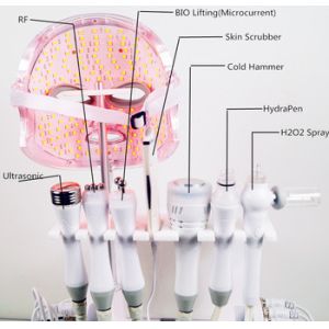 Buy cheap Portable Ultrasonic H2O2 Bubble Machine RF Hydra Oxygen Facial Machine from wholesalers