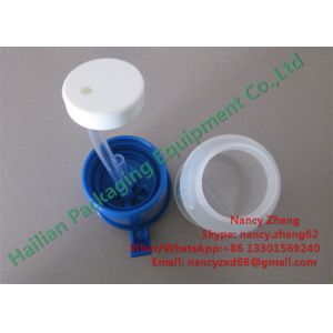 Buy cheap Durable Plastic Return Teat Dip Cup With Blue Color Cover , Single-Top Molding from wholesalers