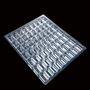 Buy cheap Custom 63 Cavity Macaron PET Tray Food Grade Crystal Clear from wholesalers