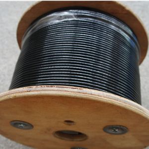 Buy cheap Black White Nylon Coated PVC Coated Wire Rope 1/8"-3/16" 3.18mm-4.76mm from wholesalers