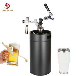 Buy cheap Insulated Vacuum Ball Lock Mini Keg , Carbonated Drink Ball Lock Soda Keg from wholesalers