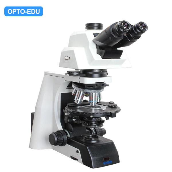 Quality OPTO-EDU A15.1091-T plm polarized light microscopy Manual Transmit 12V 100W Halogen Semi APO ECO for sale
