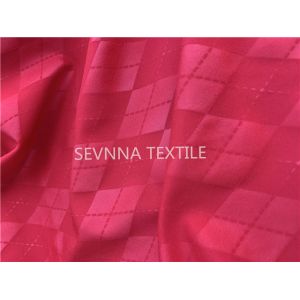 Repreve Tahiti Breathable Recycled Swimwear Fabric Polyester Spandex Red