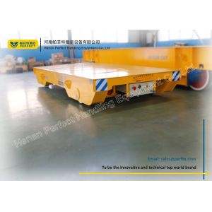 customized industrial transport wagon on rails powered by battery
