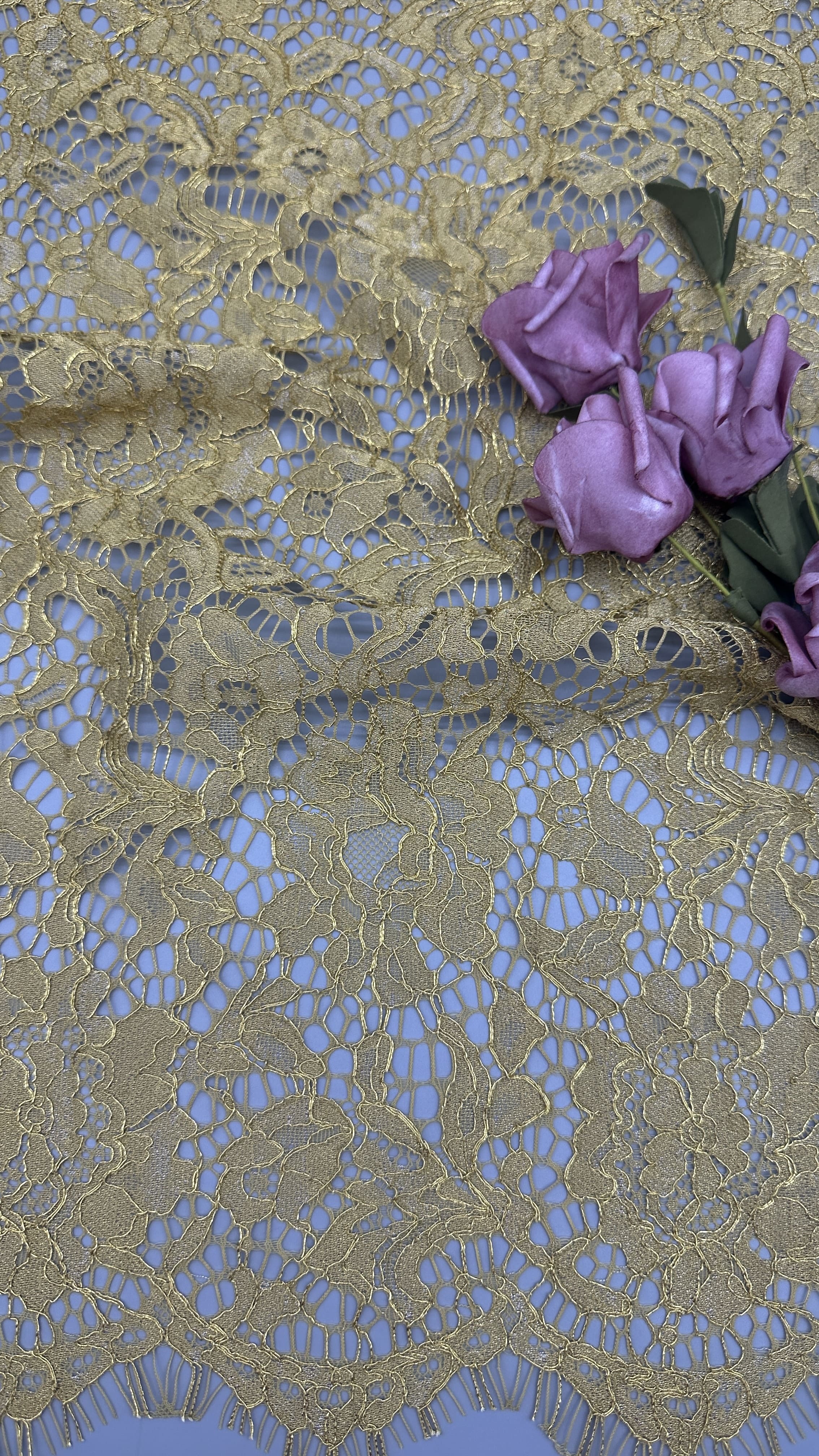 Buy cheap Luxary Embroidered Lace  Fabric Hollow-up Special Design Customized for Gown from wholesalers