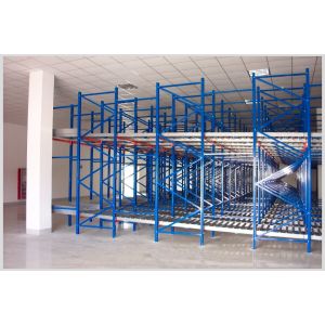Buy cheap Smart Sliddling Gravity Flow Racks Gravity Feed Pallet Racking from wholesalers