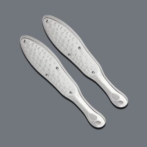 China Professional Skin Care Metal Foot File with Chemical Etching Surface on sale