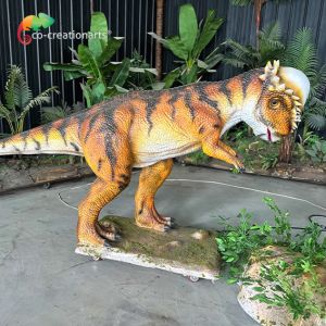 Buy cheap Life Size Animatronic Dinosaur Simulated Pachycephalosaur Battel For Jurassic Theme Attraction from wholesalers