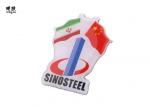 Buy cheap Metal National Flag Lapel Pin Badges Custom Organization Emblem Light Weight from wholesalers