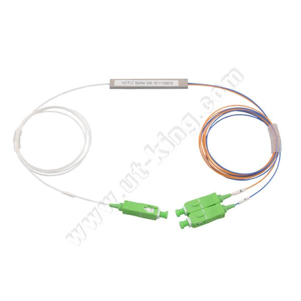 FTTH Mini 1x2 Fiber PLC Splitter With SC/APC Connector