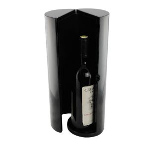 Buy cheap Custom Black Personalised Wine Gift Box Durable With Cylindrical Design from wholesalers