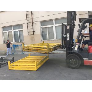 Buy cheap High Visibility 	Collapsible Wire Container Commercial Wire Mesh Stillage from wholesalers