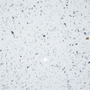Buy cheap Immaculate Custom Sized 15 MM Paper White Recycled Glass Quartz Kitchen Backsplashes Materials from wholesalers
