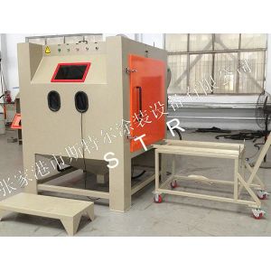 Buy cheap Plating Painting Spraying Automatic Sand Blasting Machine / Automated Sandblasting Equipment from wholesalers