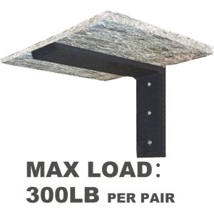 Countertop Support Bracket 2 Pack Heavy Duty Hidden Bracket 12" x 6" x 2 1/2" L