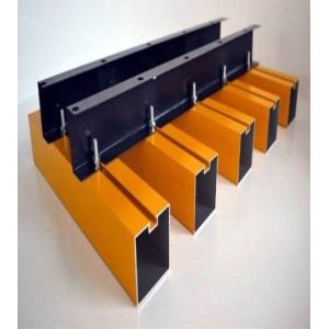 Buy cheap Extruded Box Aluminum Baffle Ceiling PVDF Coating 0.8mm-3mm from wholesalers