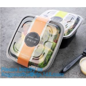 Buy cheap 3 compartment durable plastic food meal prep bento box,modern style food grade plastic fresh box/bento box/lunch box pac from wholesalers
