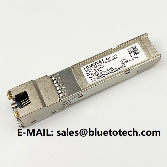 Quality Huawei SFP - 1000BaseT RJ45 - 100m 02314171 Electrical Transceiver Huawei 1000Base - T SFP RJ45 100m for sale