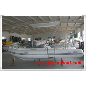 Buy cheap Fiberglass Inflatable RIB Boats Towable For River / Lake RIB480D from wholesalers