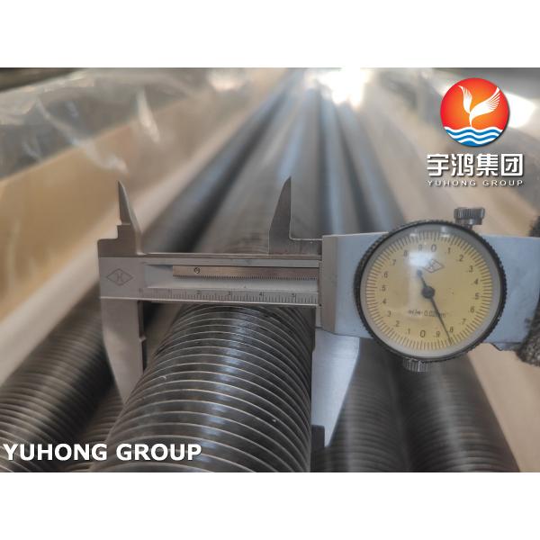 Quality Spiral Wound Fin Tube ASTM A179 Seamless Tube L Type Finned Tube for Air Cooler for sale