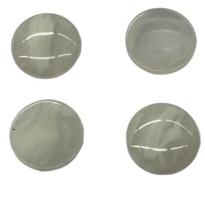 Fancy Plastic Loop Buttons With Faux Horn Effect No Hole 16L Use On Shirt