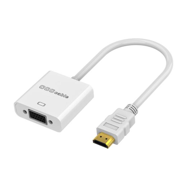 Quality 0.1m Cable HDMI To VGA Adapter Male To Female For Computer Desktop Laptop PC Monitor Projector for sale