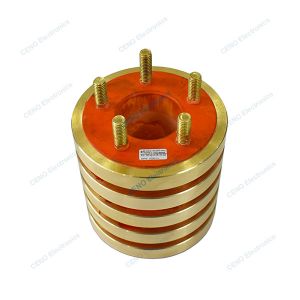 Buy cheap Carbon brush slip ring with 5 circuits 100A current and option for robot from wholesalers