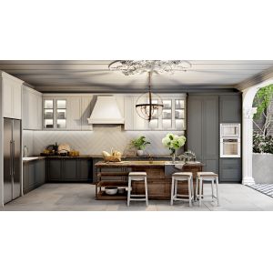 Buy cheap Matt Shaker Lacquer Furniture Modular Kitchen Cabinet Made In China from wholesalers